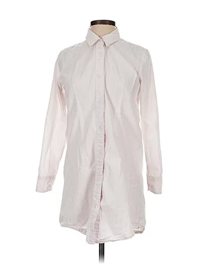 Pre-owned Gap Outlet Long Sleeve Button Down Shirt In White