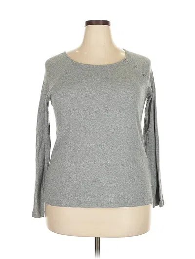Pre-owned Gap Outlet Long Sleeve T-shirt In Gray
