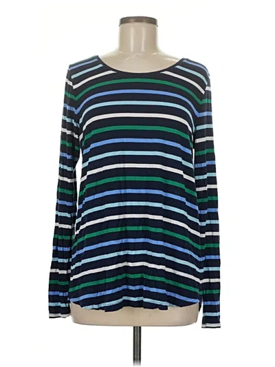Pre-owned Gap Outlet Long Sleeve T-shirt In Blue