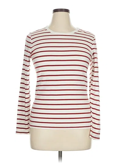 Pre-owned Gap Outlet Long Sleeve T-shirt In Burgundy