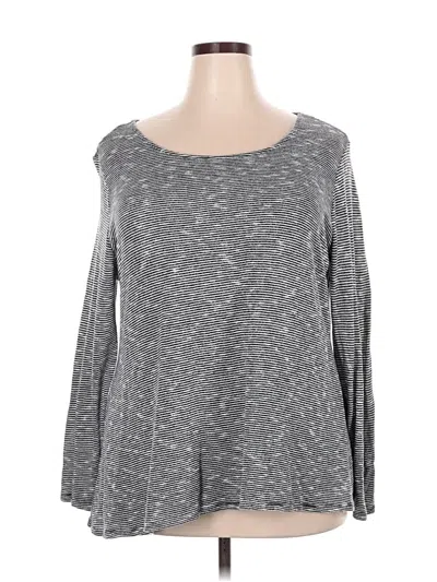 Pre-owned Gap Outlet Long Sleeve T-shirt In Gray