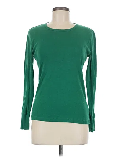 Pre-owned Gap Outlet Long Sleeve T-shirt In Green