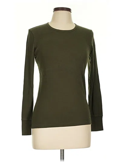 Pre-owned Gap Outlet Long Sleeve T-shirt In Green