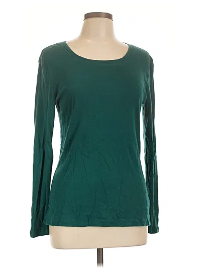 Pre-owned Gap Outlet Long Sleeve T-shirt In Green