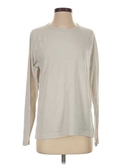 Pre-owned Gap Outlet Long Sleeve T-shirt In Ivory