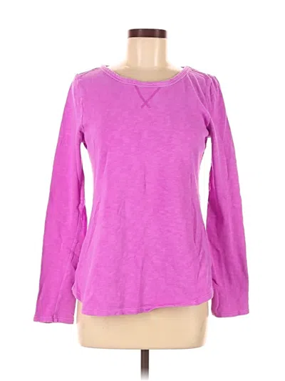 Pre-owned Gap Outlet Long Sleeve T-shirt In Pink
