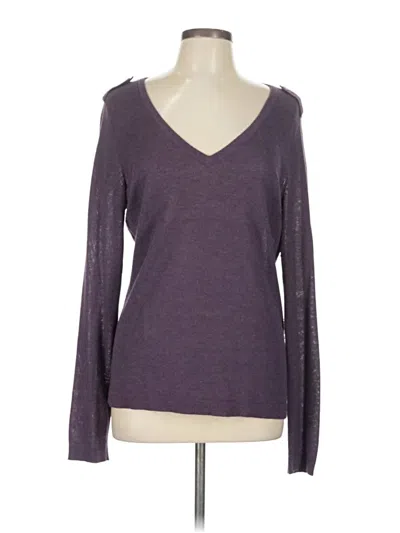 Pre-owned Gap Outlet Long Sleeve T-shirt In Purple