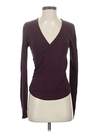 Pre-owned Gap Outlet Long Sleeve T-shirt In Purple