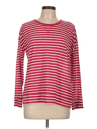 Pre-owned Gap Outlet Long Sleeve T-shirt In Red