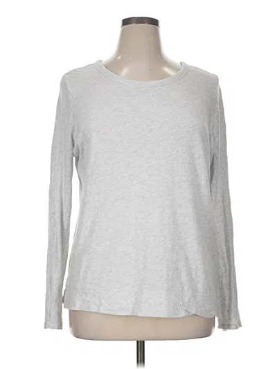 Pre-owned Gap Outlet Long Sleeve T-shirt In Silver