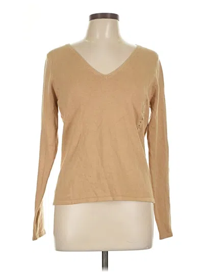 Pre-owned Gap Outlet Long Sleeve T-shirt In Tan