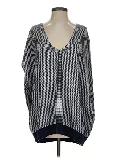 Pre-owned Gap Outlet Poncho In Gray