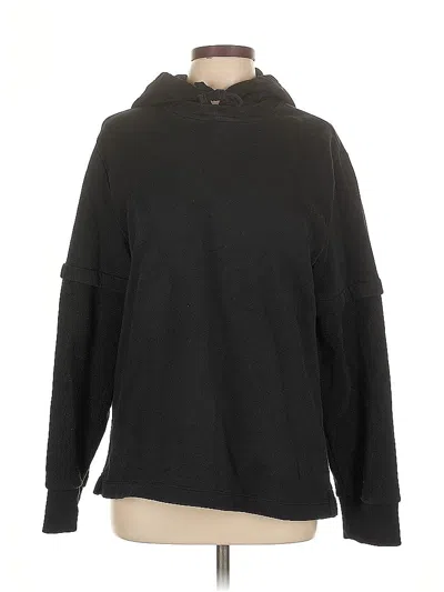 Pre-owned Gap Outlet Pullover Hoodie In Black