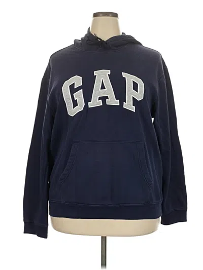 Pre-owned Gap Outlet Pullover Hoodie In Blue