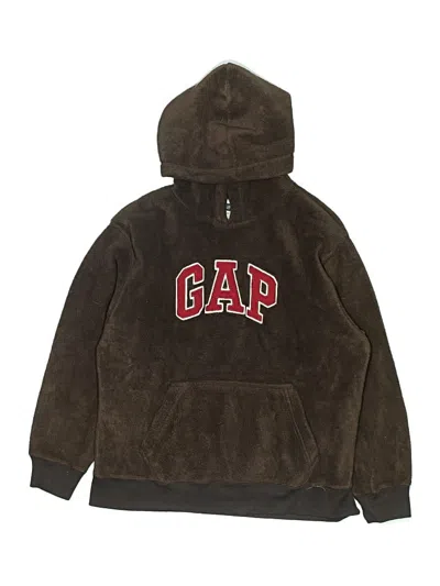 Pre-owned Gap Outlet Kids' Pullover Hoodie In Brown