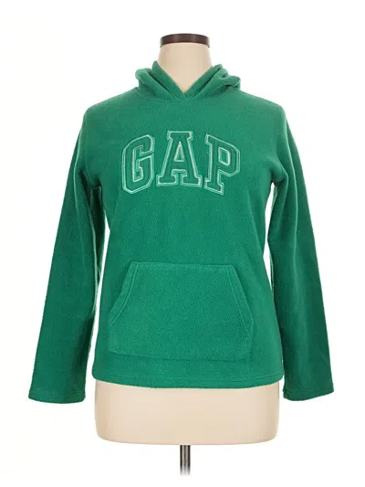 Pre-owned Gap Outlet Pullover Hoodie In Green