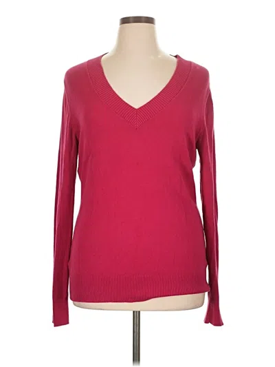 Pre-owned Gap Outlet Pullover Sweater In Burgundy