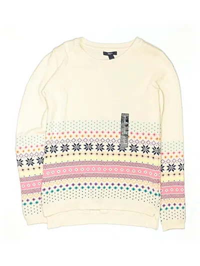Pre-owned Gap Outlet Kids' Pullover Sweater In Ivory