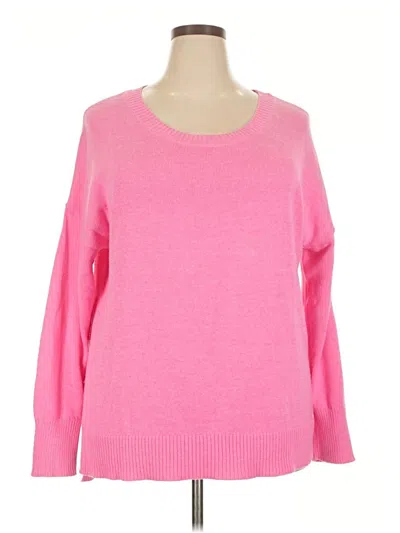 Pre-owned Gap Outlet Pullover Sweater In Pink