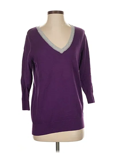 Pre-owned Gap Outlet Pullover Sweater In Purple