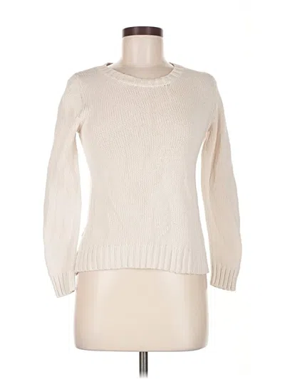 Pre-owned Gap Outlet Pullover Sweater In White