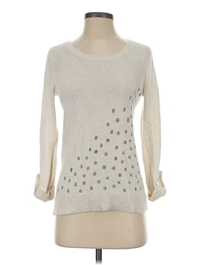 Pre-owned Gap Outlet Pullover Sweater In White