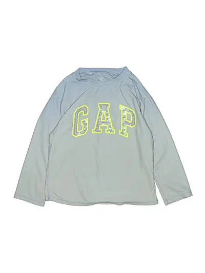 Pre-owned Gap Outlet Kids' Rash Guard In Gray