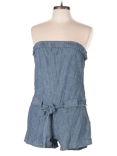 Pre-owned Gap Outlet Romper In Blue