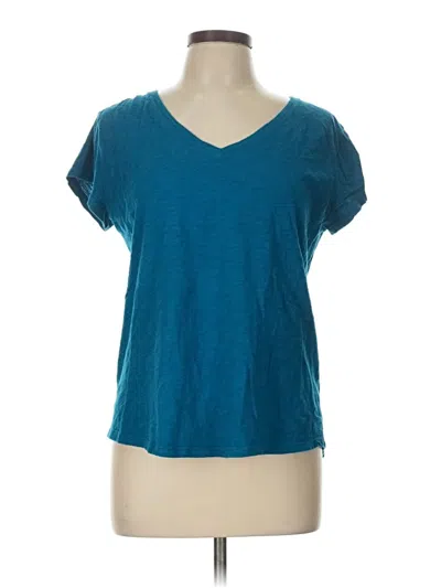 Pre-owned Gap Outlet Short Sleeve T-shirt In Blue