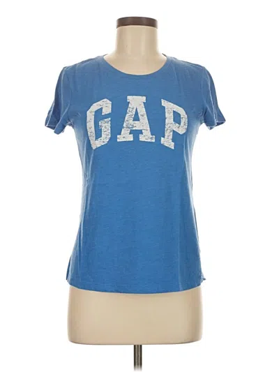 Pre-owned Gap Outlet Short Sleeve T-shirt In Blue