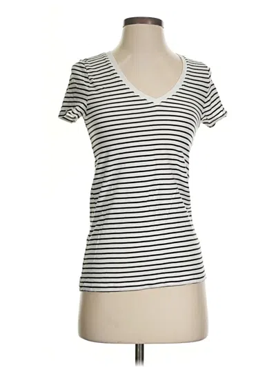 Pre-owned Gap Outlet Short Sleeve T-shirt In White