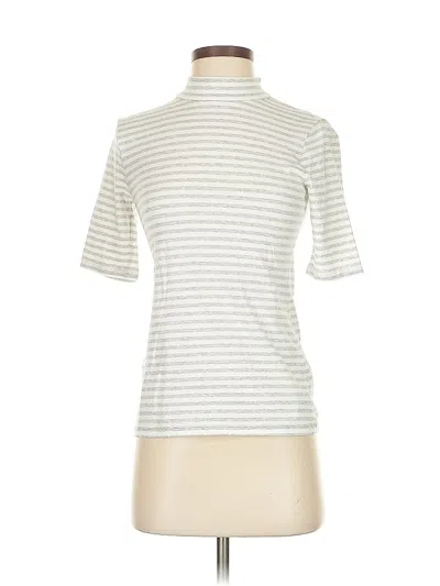 Pre-owned Gap Outlet Short Sleeve Turtleneck In Silver