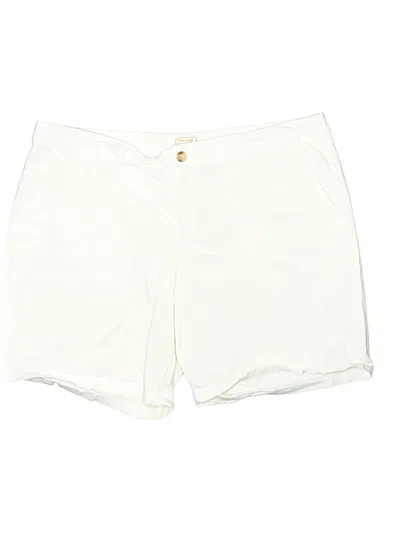Pre-owned Gap Outlet Shorts In Ivory