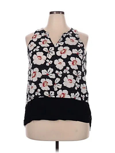 Pre-owned Gap Outlet Sleeveless Blouse In Black