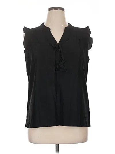 Pre-owned Gap Outlet Sleeveless Blouse In Black