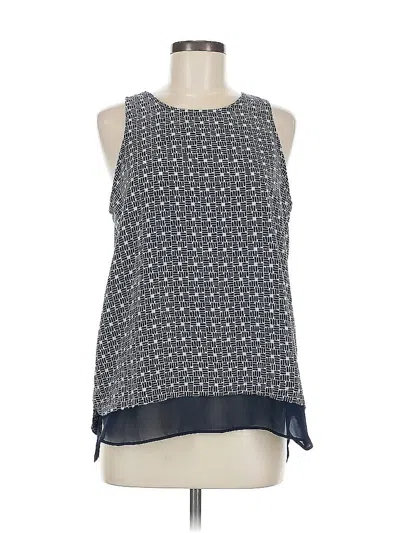 Pre-owned Gap Outlet Sleeveless Blouse In Blue