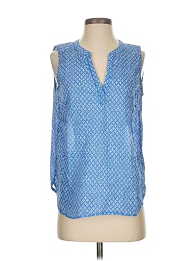 Pre-owned Gap Outlet Sleeveless Blouse In Blue