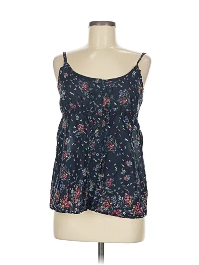 Pre-owned Gap Outlet Sleeveless Blouse In Blue