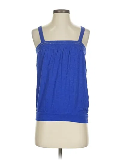 Pre-owned Gap Outlet Sleeveless Blouse In Blue