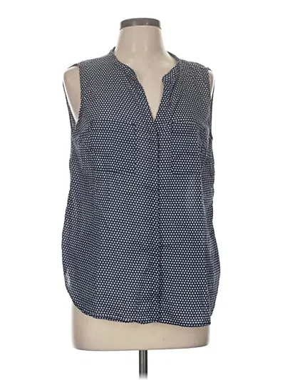 Pre-owned Gap Outlet Sleeveless Blouse In Blue