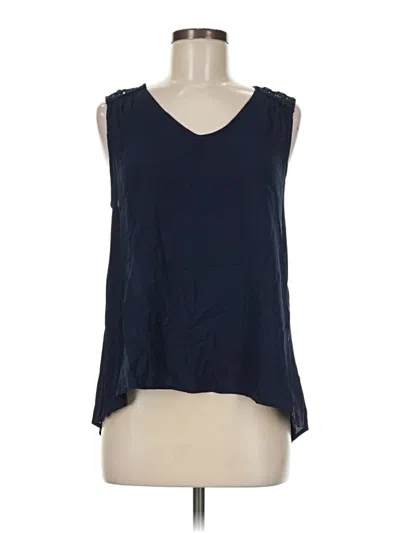 Pre-owned Gap Outlet Sleeveless Blouse In Blue