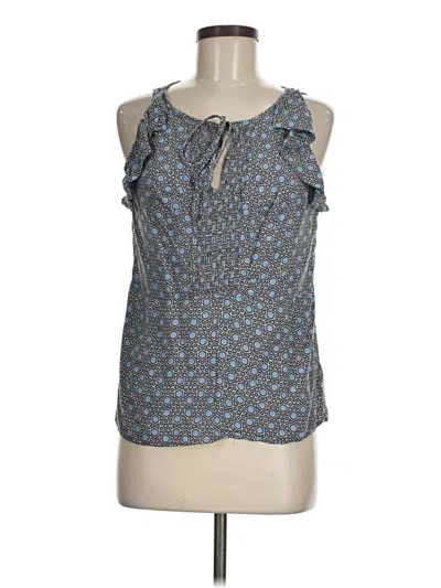 Pre-owned Gap Outlet Sleeveless Blouse In Blue