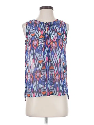 Pre-owned Gap Outlet Sleeveless Blouse In Blue