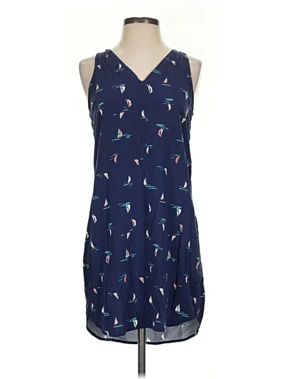 Pre-owned Gap Outlet Sleeveless Blouse In Blue