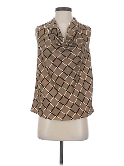 Pre-owned Gap Outlet Sleeveless Blouse In Brown