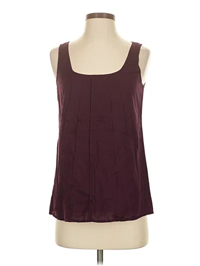Pre-owned Gap Outlet Sleeveless Blouse In Burgundy