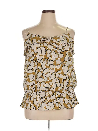 Pre-owned Gap Outlet Sleeveless Blouse In Gold