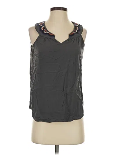 Pre-owned Gap Outlet Sleeveless Blouse In Gray