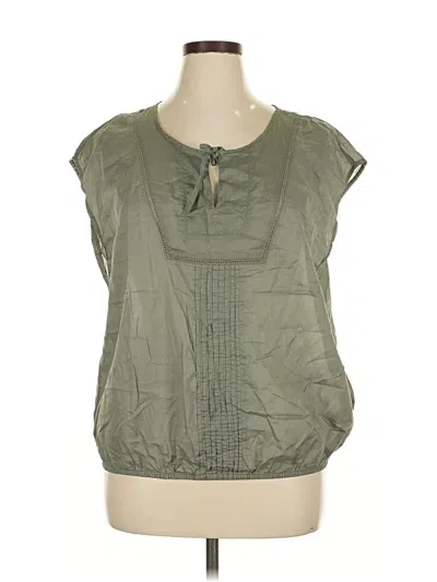 Pre-owned Gap Outlet Sleeveless Blouse In Green