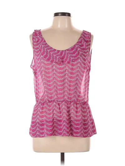 Pre-owned Gap Outlet Sleeveless Blouse In Pink